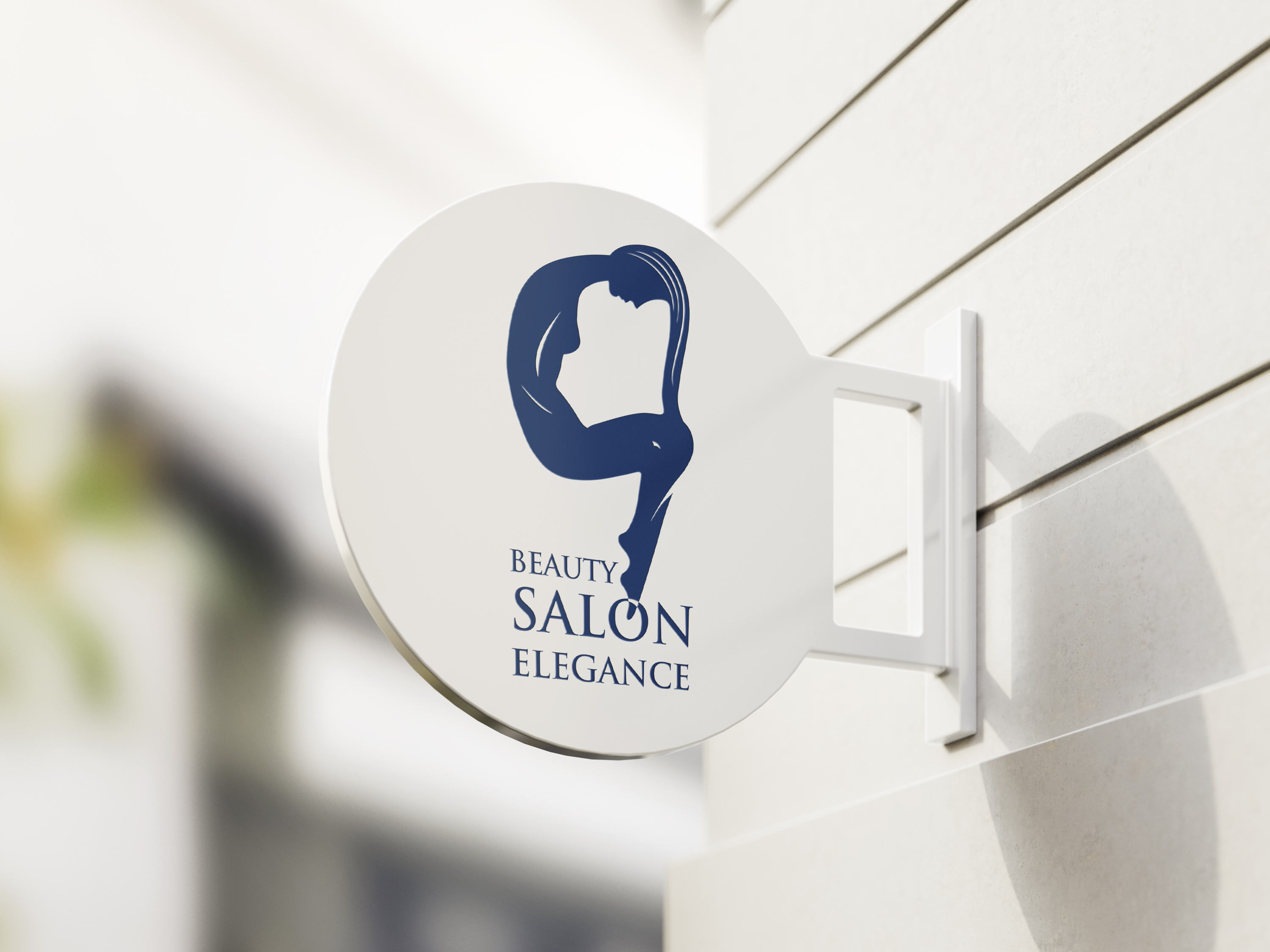 Beauty Salon Elegance Sign outside