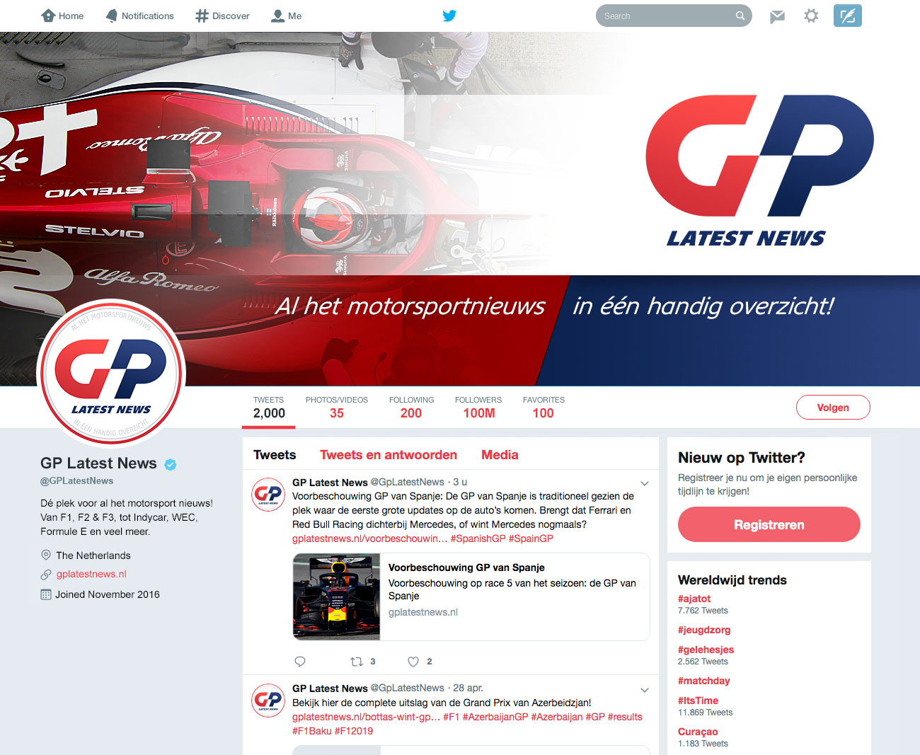 GP Latest News Twitter