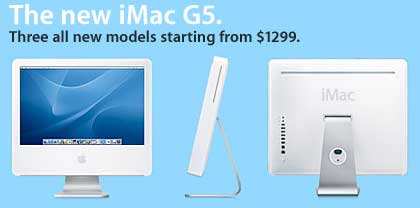 Nieuwe iMac G5