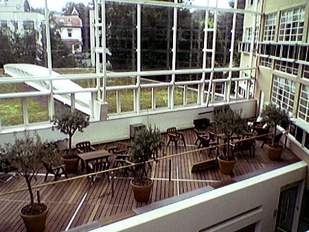 Patio in the AKN building